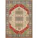 Vegetable Dye Geometric Kazak Oriental Area Rug Wool Hand-knotted - 8'3" x 10'6"