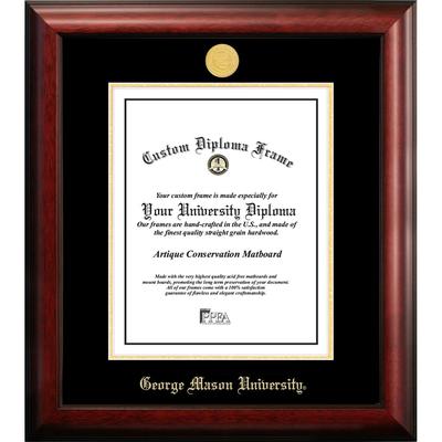 George Mason University 10w x 14h Gold Embossed Diploma Frame