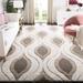 SAFAVIEH Florida Shag Bertille Geometric 1.2-inch Thick Rug