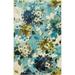 Mohawk Home Hydrangea Blooms Floral Area Rug