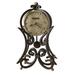 Howard Miller Vercelli Stone Modern, Contemporary, Eckectic, and Transitional Style Accent Mantel Clock, Reloj del Estante