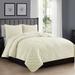 Modern Ultra Soft Microfiber Traditional Diamond Quilting Coverlet Quilt Set