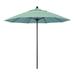 California Umbrella 9' Rd. Aluminum Frame, Fiberglass Rib Patio Umbrella with Sunbrella Fabric, Base Not Included