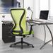 Modern Home Xelo Solo Mid-Back Desk/Office Task Chair, Computer Ergonomic Mesh Back Lumbar Support with Armrests