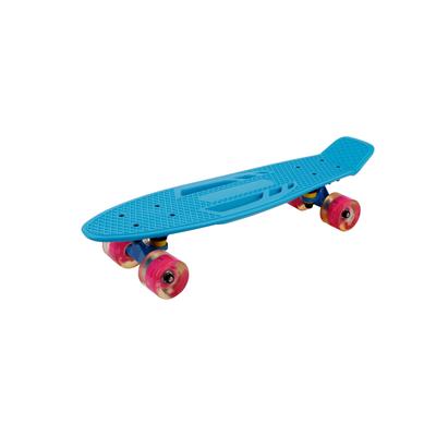 22 Inch Skateboard with LED Light Up PU Wheels And Bendable Deck - 1pc