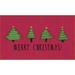 Mohawk Prismatic Christmas Trees Kitchen Mat