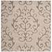 SAFAVIEH Florida Shag Valdemara Scroll Area 1.2-inch Thick Rug