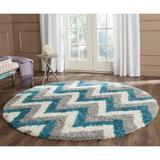 SAFAVIEH Kids Shag Valeryia Nursery Playroom 2-inch Thick Rug