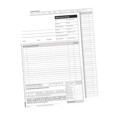 EICHNER 500er Pack Werkstattauftragskarten DIN A4 weiß Image