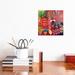 Langley Street® African Abstract by Nikki Chu - Print Canvas in Black/Red | 12" H x 12" W x 1.5" D | Wayfair 76EC26AE5346455AA96DBF82EE2FDE4E