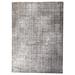 Gray/White 72 x 0.5 in Area Rug - Global Views Frequency Rug-Charcoal/Cream Silk, Bamboo | 72 W x 0.5 D in | Wayfair FDS9.90010