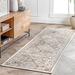 Brown/White 30 x 0.32 in Area Rug - Ophelia & Co. Holden Traditional Tiled Power Loom Performance Beige/Cream Rug | 30 W x 0.32 D in | Wayfair