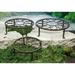 Winston Porter Leoti Chiquito 3 Piece Plant Stand Set Metal | 4 H x 14 W x 14 D in | Wayfair EBE7483401D04CE6A065EA85ED0131FA