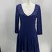 Free People Dresses | Free People Blue Lace Dress Medium | Color: Blue/Red | Size: M