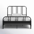 Sand & Stable™ Katahdin Low Profile Standard Bed Metal in White | 47.2 H x 57 W x 79.4 D in | Wayfair D4C2122802CA49F6AB5BDEBAFCABD978