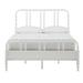 Birch Lane™ Abrielle Low Profile Standard Bed Metal in White | 47.2 H x 57 W x 79.4 D in | Wayfair D4C2122802CA49F6AB5BDEBAFCABD978