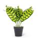 Primrue Medium Leaf Plant Polyester/Plastic | 12 H x 6 W x 6 D in | Wayfair 8A7317353C814B51A2DE9503E9CF8E3B