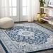 Blue/Navy 48 x 0.28 in Area Rug - Andover Mills™ Arignote Oriental Navy/Light Blue Area Rug Polypropylene | 48 W x 0.28 D in | Wayfair