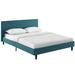 Bed Frame by Modway Upholstered | 36.5 H x 60.5 W x 81 D in | Wayfair MOD-5418-TEA