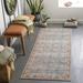 Blue/Brown 31 x 0.02 in Area Rug - Langley Street® Bria Oriental Area Rug Polyester/Chenille/Cotton | 31 W x 0.02 D in | Wayfair