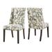 Birch Lane™ Villas Wingback Side Chair Upholstered/Fabric in Brown | 40.5 H x 21.5 W x 27 D in | Wayfair E13C4A4D96F946FFBE015EB34EBF1880