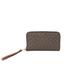 Michael Kors Jet Set Women's Travel Wallet Zip Around Phone, Brown, NS, Travel Wallet