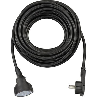 1168980010 Strom Verlängerungskabel Schwarz 10.00 m H05VV-F 3G 1,5 mm² - Brennenstuhl Image