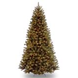 9-foot North Valley Spruce Hinged Tree with 700 Clear Lights