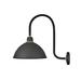 Hinkley Foundry 1-Light Outdoor Wall Mount Lantern in Textured Black