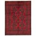 ECARPETGALLERY Hand-knotted Finest Khal Mohammadi Red Wool Rug - 5'0 x 6'7