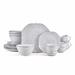 Pfaltzgraff Gray Isabella 16 Piece Dinnerware Set