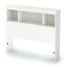 South Shore Litchi White 39-inch Twin Bookcase Headboard