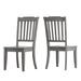 Eleanor Oak Round Solid Wood Top and Slat Back Chairs 5-piece Dining Set by iNSPIRE Q Classic