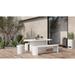 Aurelle Home Lisette Modern Terrazzo Top Outdoor Dining Table