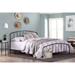 Carbon Loft Cronkite Black Metal Bed with Arched Spindle Headboard
