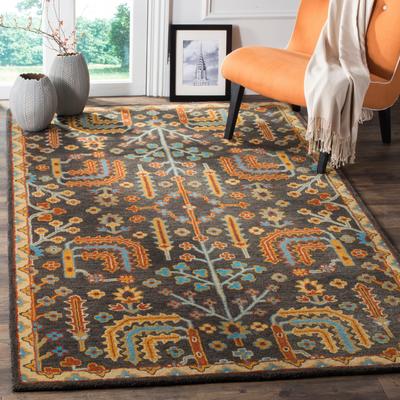 SAFAVIEH Handmade Heritage Shanita Traditional Oriental Wool Rug