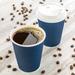 Restaurantware 12 Oz Midnight Paper Coffee Cup - Ripple Wall - 3 1/2" X 3 1/2" X 4 1/4" - 500 Count Box in Blue | Wayfair RWA0279MB