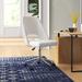 Mercury Row® Amboy Task Chair Upholstered, Leather in Gray/White | 33.85 H x 20.07 W x 23.22 D in | Wayfair 030E21F98522467F8A66C0CAF55E7FD8
