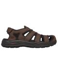 Skechers Men's Arch Fit Motley SD - Verlander Sandals | Size 9.0 | Chocolate | Synthetic/Textile/Leather