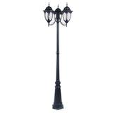 Acclaim Lighting Suffolk 82 Inch Tall 3 Light Outdoor Post Lamp - 5069BK