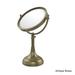 Allied Brass Height Adjustable 8 Inch Vanity Top Make-Up Mirror 2X Magnification