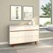 Alpine Furniture Dakota 7 Drawer Wood Dresser in White