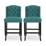 Foxcroft Wingback Counter Stool (Set of 2) by Christopher Knight Home