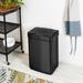 50L Black Stainless Steel Motion Sensor Trash Can