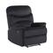 Fauteuil de relaxation en velours noir