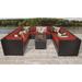 Barbados 11 Piece Outdoor Wicker Patio Furniture Set 11a