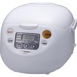 Zojirushi NS-WAC18WD Fuzzy Logic 10-Cup Rice Cooker and Warmer - Cool White