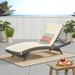 Salem Outdoor Wicker Adjustable Chaise Lounge with Cushion by Havenside Home