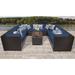 Barbados 11 Piece Outdoor Wicker Patio Furniture Set 11a