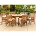 Middlebrook Surfside 7-Piece Acacia Outdoor Extension Dining Set - 55-79 x 35 x 30h